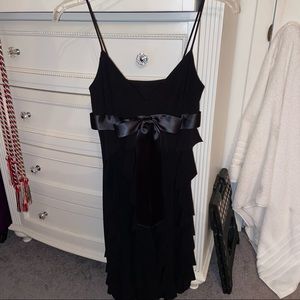 Black Short Ruffled Dress